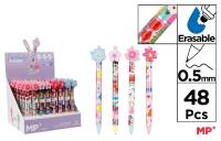 Opakowanie Długopis ścieralny 0,5mm kwiaty (48szt)