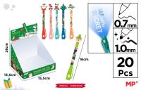 Opakowanie Długopis szpiegowski UV podw. końcówka BN (20szt)