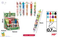 Opakowanie Długopis wielokolorowy Fantasy 10w1 święta (30szt)