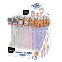Opakowanie Długopis wymazywalny z figurką Kotek (24szt) KIDEA