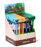 Długopis z silikonową nakładką Minecraft (36szt). Wydawca: PUCKATOR. SmakLiter.pl Opakowanie Długopis z silikonową nakładką Minecraft (36szt)