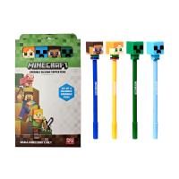 Długopis z silikonową nakładką Minecraft 4 sztuki PEN314. Wydawca: PUCKATOR EUROPEAN DISTRIBUTION CENTRE. SmakLiter.pl Opakowanie Długopis z silikonową nakładką Minecraft 4 sztuki PEN314