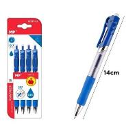 Opakowanie Długopis żelowy 0,7mm niebieski 4szt