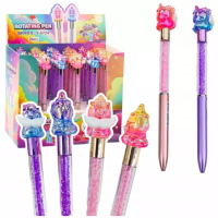 Opakowanie Długopis żelowy Jednorożec czarny mix (24szt)