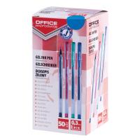 Długopis żelowy Office Products Classic niebieski 0,5mm (17025211-01). Wydawca: PBS Connect Polska. SmakLiter.pl Opakowanie Długopis żelowy Office Products Classic niebieski 0,5mm (17025211-01)