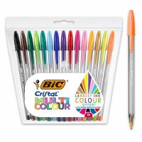 Długopisy BIC Cristal Multi Colour mix 15szt.. Wydawca: Bic. SmakLiter.pl Opakowanie Długopisy BIC Cristal Multi Colour mix 15szt.