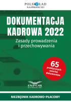 Okładka książki Dokumentacja kadrowa 2022.