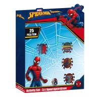 Domek z przyborami Spiderman 25el. Wydawca: Diakakis. SmakLiter.pl Opakowanie Domek z przyborami Spiderman 25el