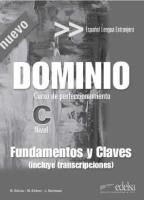 Okładka książki Dominio - fundamentos y claves C1-C2