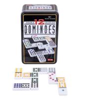 Opakowanie Domino Double 12 w metalowym pudełku