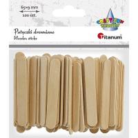 Opakowanie Drewniane patyczki proste 9x65mm 1,5mm 100szt