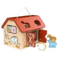 Opakowanie Drewniany domek farmerski Montessori