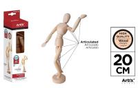 Opakowanie Drewniany manekin do nauki rysowania 20cm