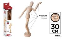 Opakowanie Drewniany manekin do nauki rysowania 30cm