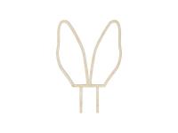 Drewniany topper Uszy Królika 20cm. Wydawca: PartyDeco. SmakLiter.pl Opakowanie Drewniany topper Uszy Królika 20cm