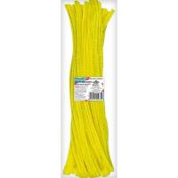 Opakowanie Druciki dekoracyjne 0,6x30cm fluo żółte 50szt