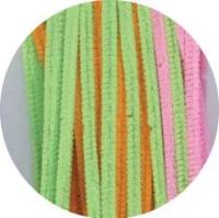 Opakowanie Druciki pluszowe pastelowo-neonowe 6mmx30cm 40szt