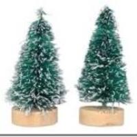 Drzewka minaturowe plastikowe Choinki zielone 6szt. Wydawca: Titanum. SmakLiter.pl Opakowanie Drzewka minaturowe plastikowe Choinki zielone 6szt