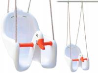 Duża huśtawka kubełkowa Łabędź. Wydawca: 3toysm. SmakLiter.pl Opakowanie Duża huśtawka kubełkowa Łabędź