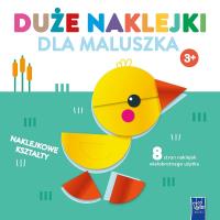 Duże naklejki dla maluszka 3+ Kaczuszka. Autor:   Praca zbiorowa. SmakLiter.pl Okładka książki Duże naklejki dla maluszka 3+ Kaczuszka