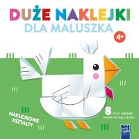 Duże naklejki dla maluszka 4+ Kurka. Autor:   Praca zbiorowa. SmakLiter.pl Okładka książki Duże naklejki dla maluszka 4+ Kurka