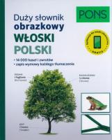 Duży słownik obrazkowy Włoski PONS. Autor: Opracowanie zbiorowe. SmakLiter.pl Okładka książki Duży słownik obrazkowy Włoski PONS