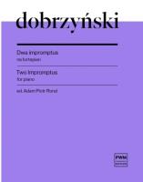 Okładka książki Dwa impromptus na fortepian