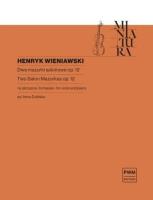 Okładka książki Dwa mazurki salonowe op. 12 na skrzypce i...