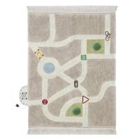 Opakowanie Dywan bawełniany do zabawy mapa miasta 120x170cm