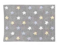 Opakowanie Dywan bawełniany Tricolor Star Grey Blue 120x160cm