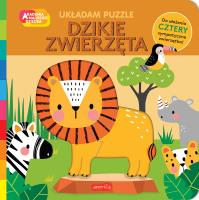 Dzikie zwierzęta. Akademia mądrego dziecka. Układam puzzle. Autor: Opracowanie zbiorowe. SmakLiter.pl Okładka książki Dzikie zwierzęta. Akademia mądrego dziecka. Układam puzzle