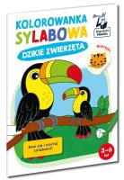 Dzikie zwierzęta. Kolorowanka sylabowa. Kapitan Nauka. Autor: Czarnecka Sylwia. SmakLiter.pl Okładka książki Dzikie zwierzęta. Kolorowanka sylabowa. Kapitan Nauka
