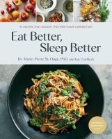 Eat Better Sleep Better. Wydawca: Simon & Schuster. SmakLiter.pl Opakowanie Eat Better Sleep Better