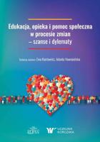 Okładka książki Edukacja, opieka i pomoc społeczna..