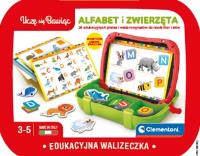 Edukacyjna walizeczka alfabet i zwierzęta 50273. Wydawca: Clementoni. SmakLiter.pl Opakowanie Edukacyjna walizeczka alfabet i zwierzęta 50273