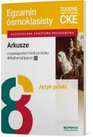 Egzamin ósmoklasisty SP 8 Język polski Arkusze. Autor: Eisner Jolanta. SmakLiter.pl Okładka książki Egzamin ósmoklasisty SP 8 Język polski Arkusze