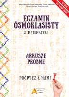 Okładka książki Egzamin ósmoklasisty z matematyki - Arkusze próbne - Poćwicz z nami! 2030