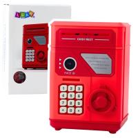 Opakowanie Elektroniczny sejf Skarbonka na PIN czerwona