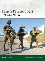 ELI:Israeli Paratroopers. Autor: Campbell David. SmakLiter.pl Okładka książki ELI:Israeli Paratroopers