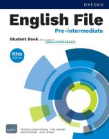 English File 5E Pre-Intermediate SB access to Exam Confidence. Autor: Oxenden Clive, Lambert Jerry. SmakLiter.pl Okładka książki English File 5E Pre-Intermediate SB access to Exam Confidence
