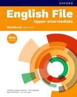 Okładka książki English File 5E Upper-Intermediate WB + key