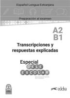 Okładka książki Especial DELE escolar A2-B1 klucz