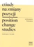 Okładka książki Etiudy na zmiany pozycji