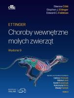 Okładka książki Ettinger. Choroby wewnętrzne małych zwierząt T.2