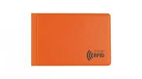 Opakowanie Etui na dokumenty z zabezpieczeniem RFID orange