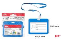 Opakowanie Etui na identyfikator niebieskie