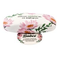 Opakowanie Etui na okulary z kwiatkami dla Babci