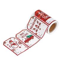 Etykiety na prezenty na rolce Christmas joy 100szt. Wydawca: Dalprint. SmakLiter.pl Opakowanie Etykiety na prezenty na rolce Christmas joy 100szt