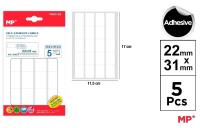 Opakowanie Etykiety samoprzylepne 22x31mm 5ark