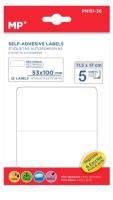 Opakowanie Etykiety samoprzylepne 53x100mm 5arkuszy